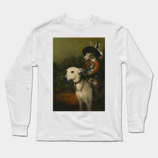 Hare And Whippet Cavalry Long Sleeve T-Shirt